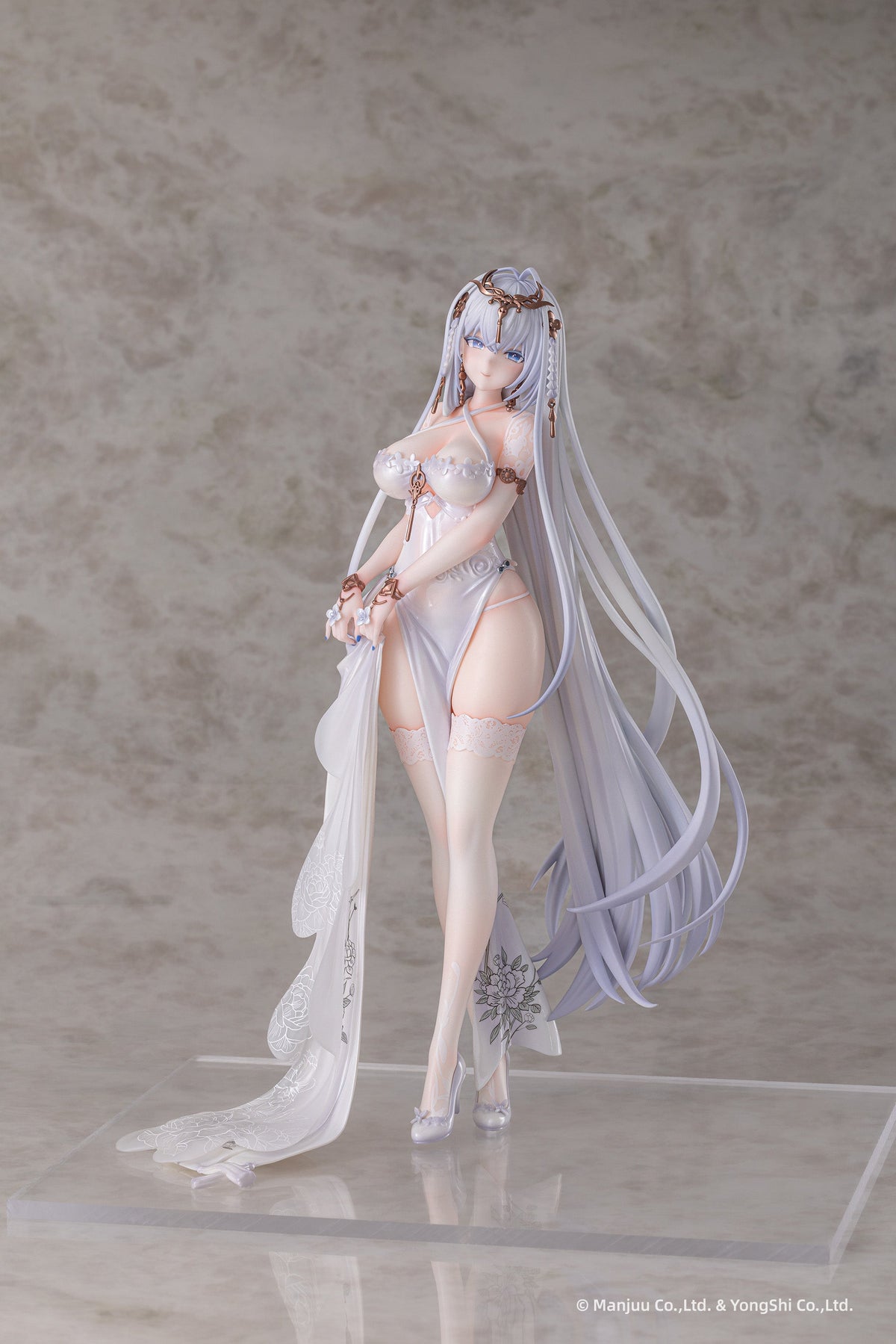 AniGame Azur Lane Emden Moonsilver Union Ver. White 1/6 Figure JAPAN OFFICIAL