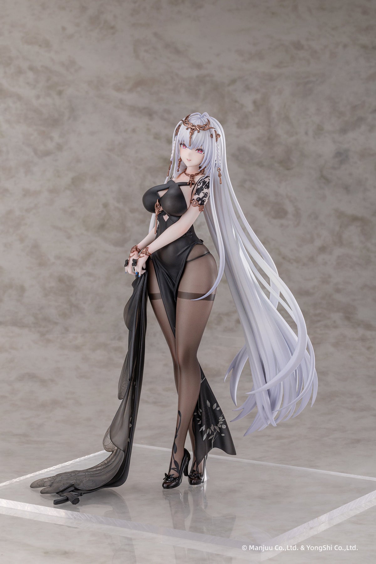 AniGame Azur Lane Emden Moonsilver Union Ver. Black 1/6 Figure JAPAN OFFICIAL