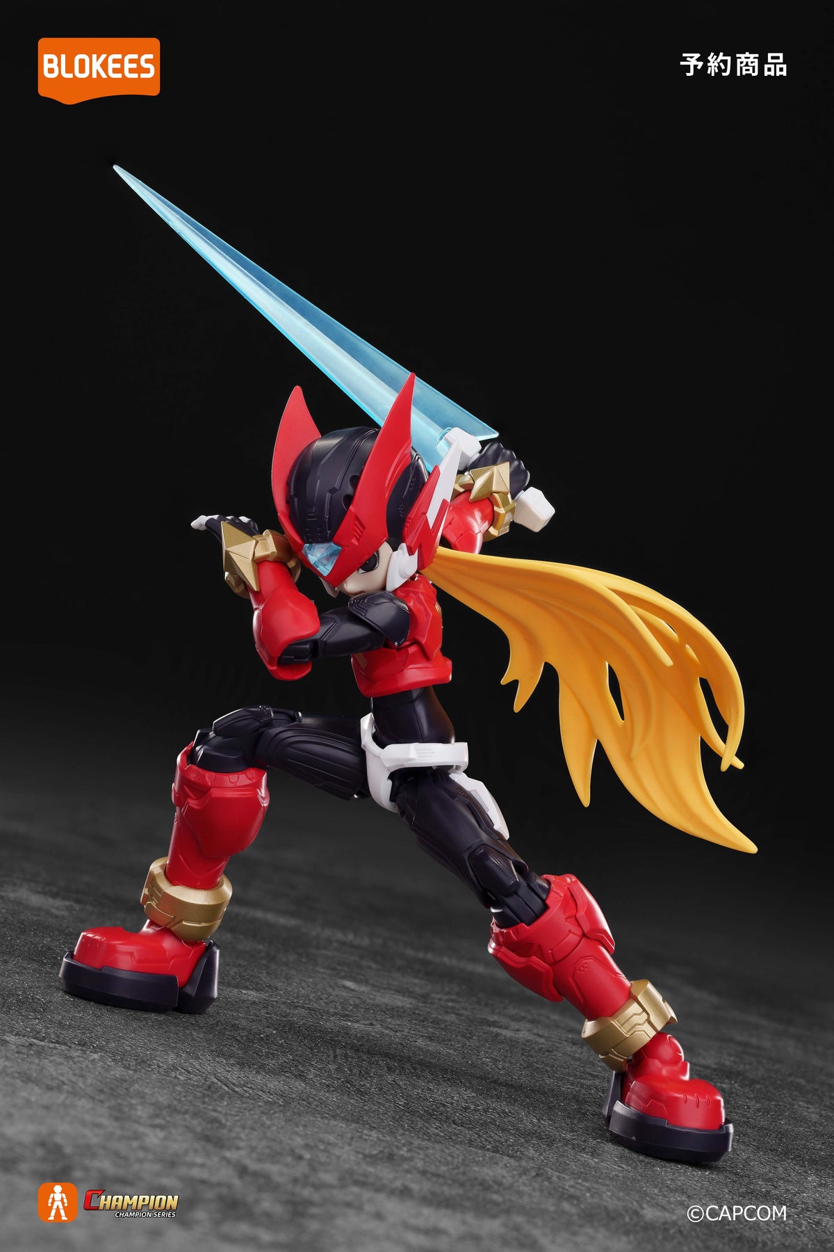Blokees Mega Man Champion Class Zero Model Kit JAPAN OFFICIAL
