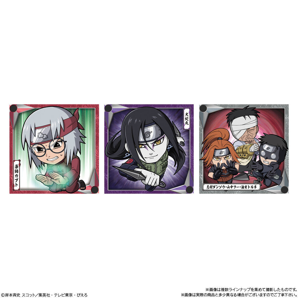Naruto Shippuden - Niformation Naruto Shippuden Shinobi World Seal Wafer Vol.3 - Candy Toys, Snacks (BOX OF 20 PCS)