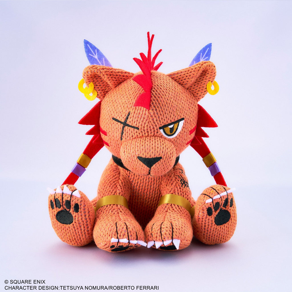 Square Enix Final Fantasy VII Remake Amigurumi Red XIII Plush Doll JAPAN