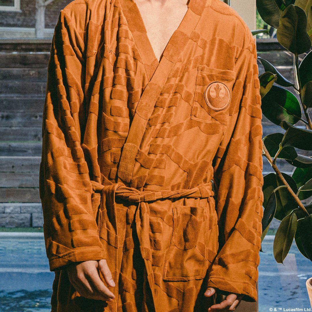 Rebel Orange Terry Cloth Robe