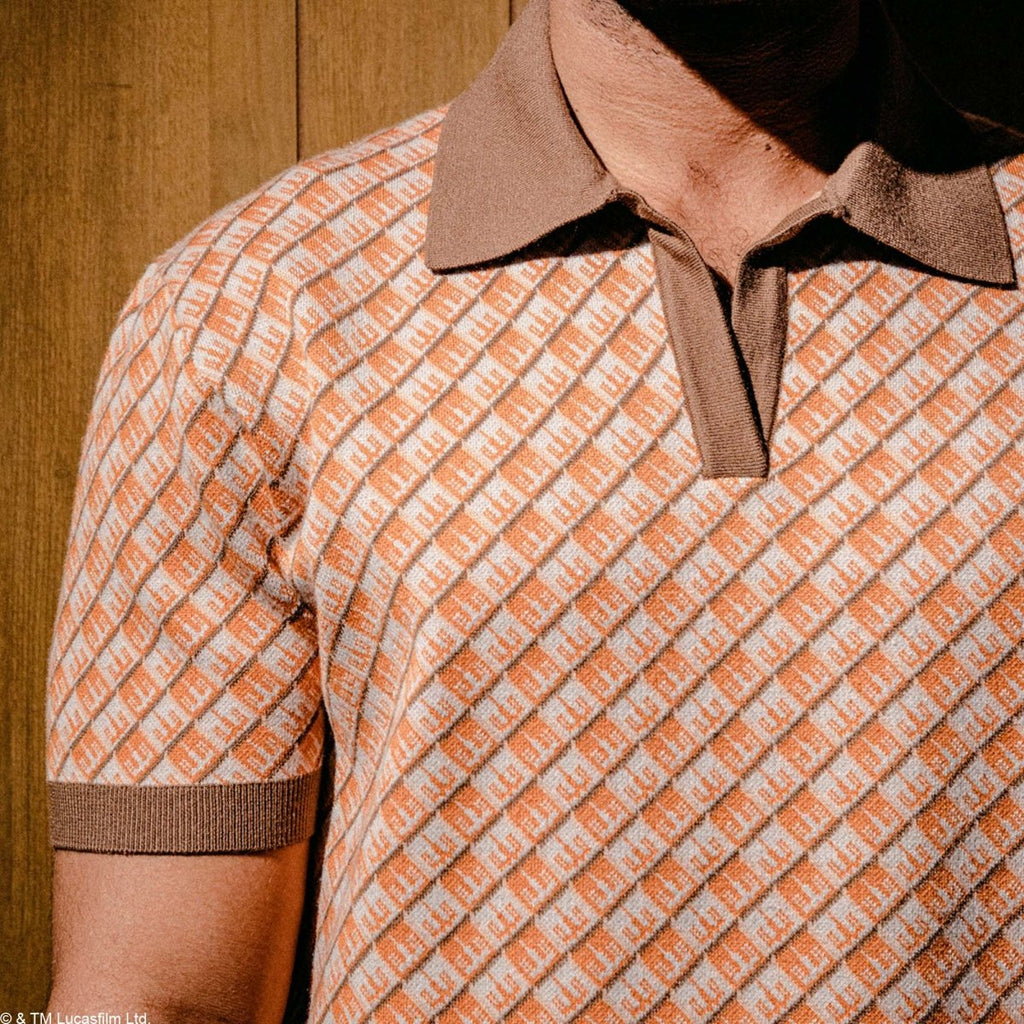 X-Wing Pattern Knit Polo