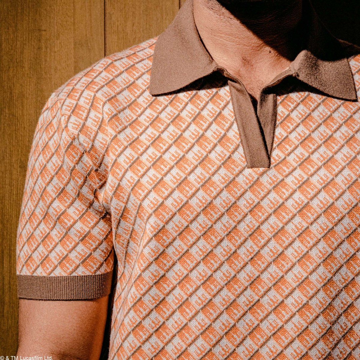 X-Wing Pattern Knit Polo