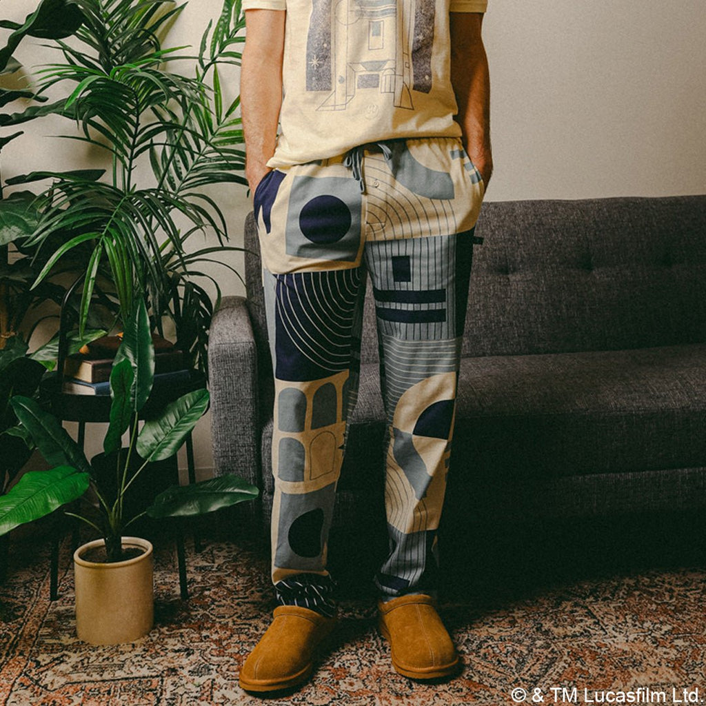 R2D2 Geometric Pajama Pants