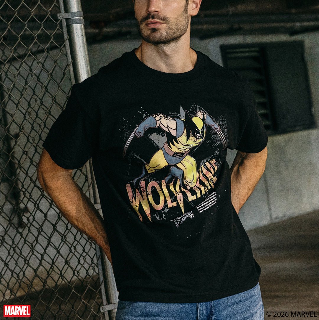 X-Men '97 Wolverine Retro Heavyweight Boxy Tee