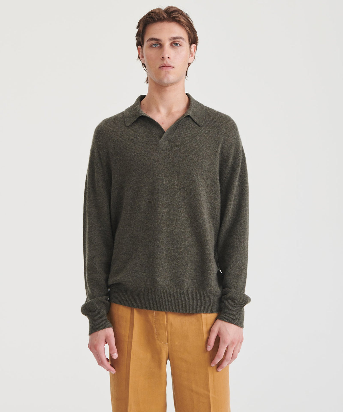 Lightweight Cashmere Relaxed Polo