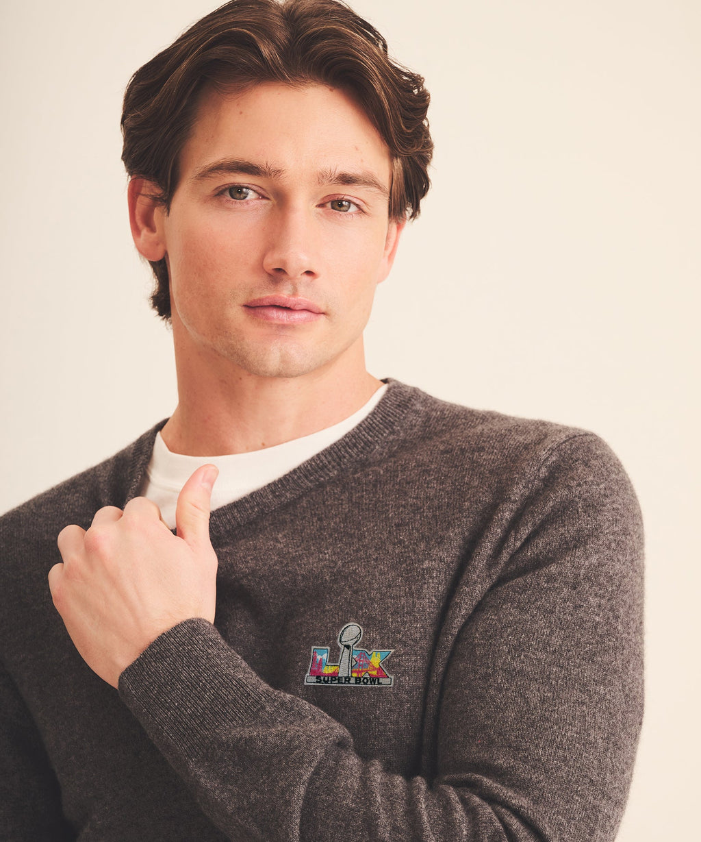 Superbowl LX Cashmere Sweater