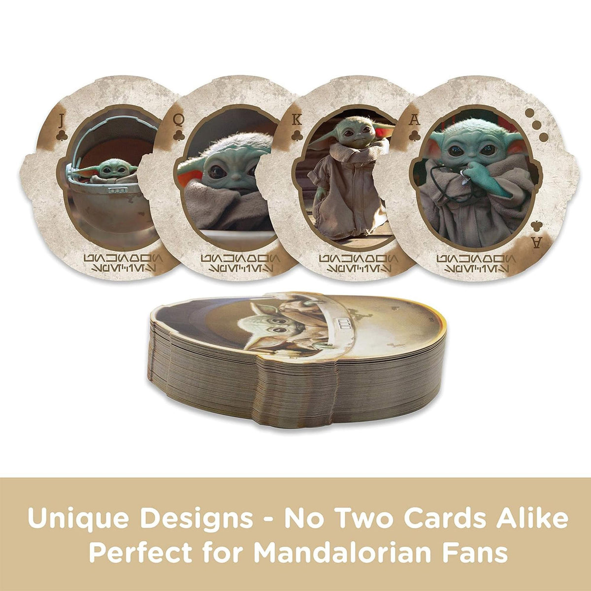 Star Wars The Mandalorian The Child Shaped Playing Cards