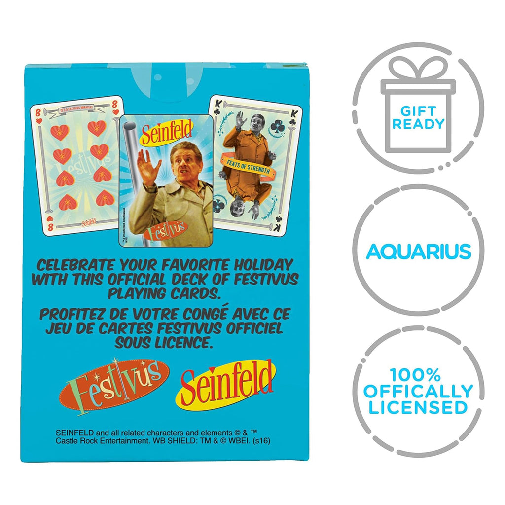Seinfeld Festivus Playing Cards | 52 Card Deck + 2 Jokers