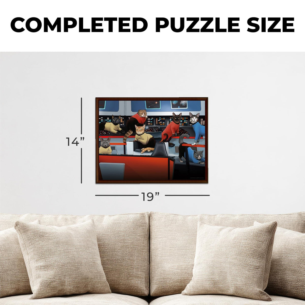 Star Trek Cats 500 Piece Jigsaw Puzzle (Vertical Box)