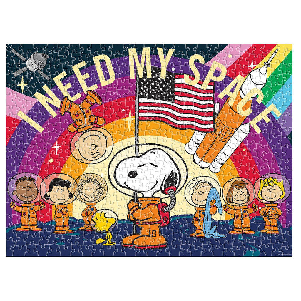 Peanuts Snoopy in Space 500 Piece Jigsaw Puzzle (Vertical Box)