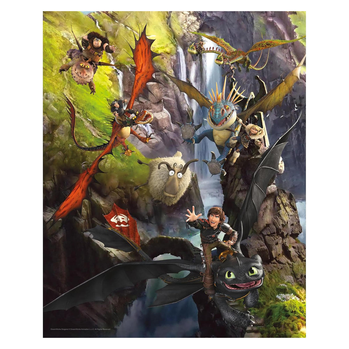How To Train Your Dragon 500 Piece Jigsaw Puzzle