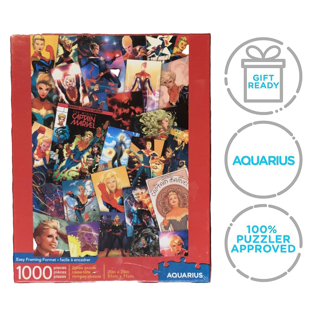 Marvel Captain Marvel Collage 1000 Piece Jigsaw Puzzle