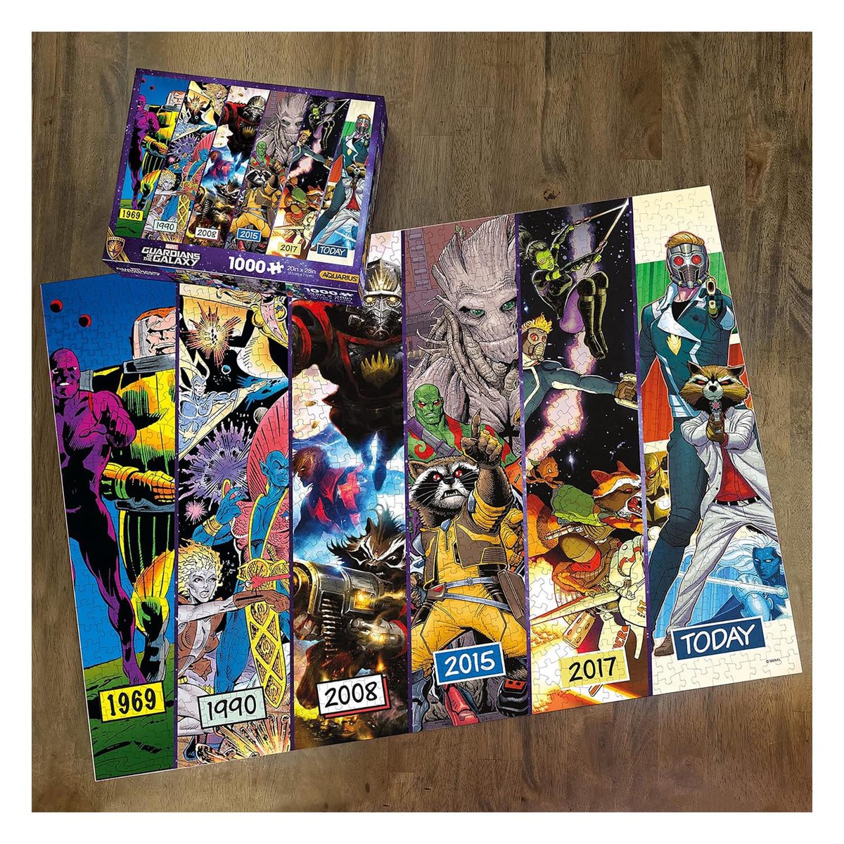 Marvel Guardians of the Galaxy Timeline 1000 Piece Jigsaw Puzzle