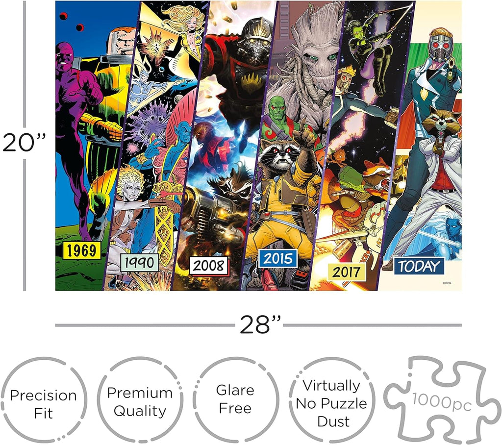 Marvel Guardians of the Galaxy Timeline 1000 Piece Jigsaw Puzzle