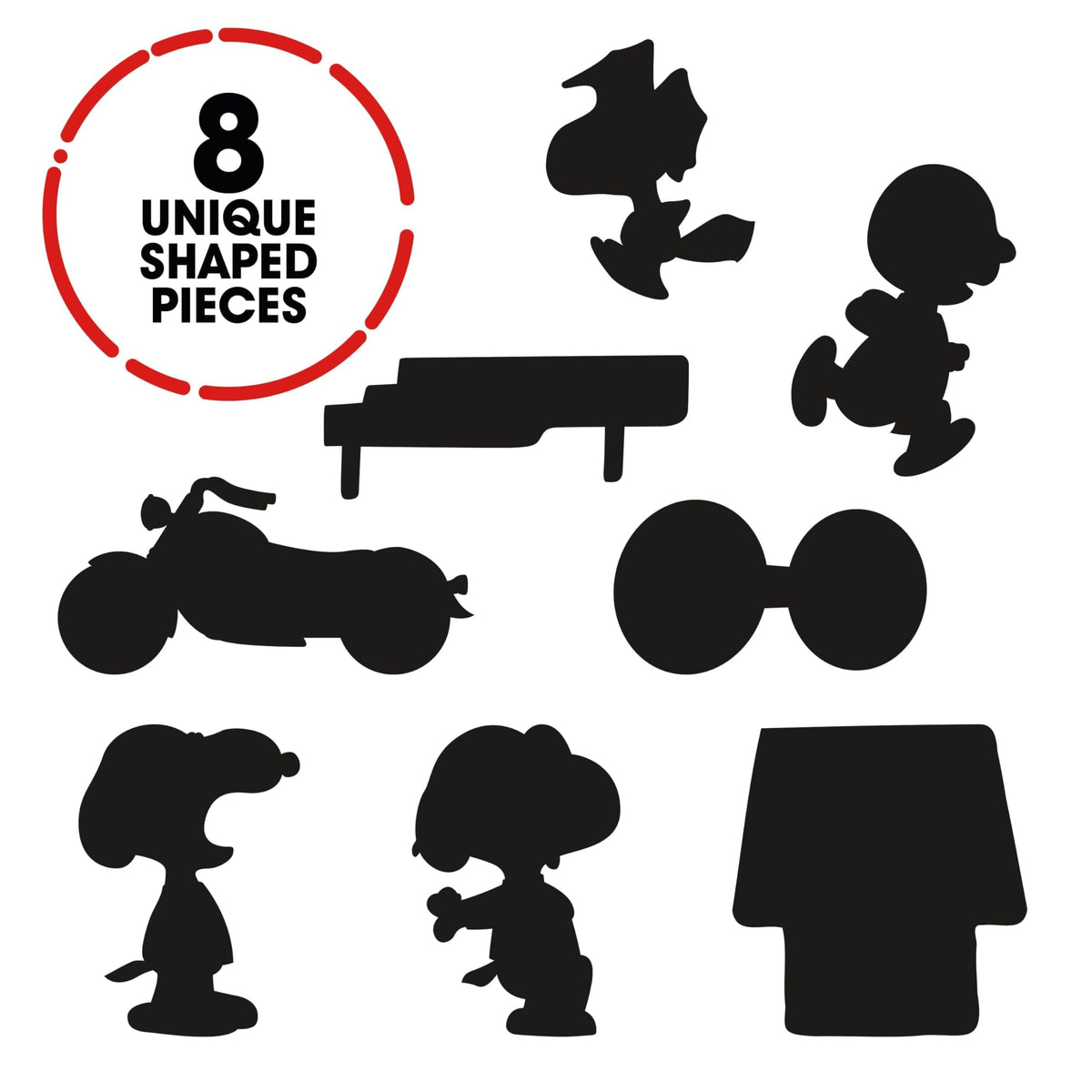 Peanuts Joe Cool Shaped 1000 Piece Jigsaw Puzzle