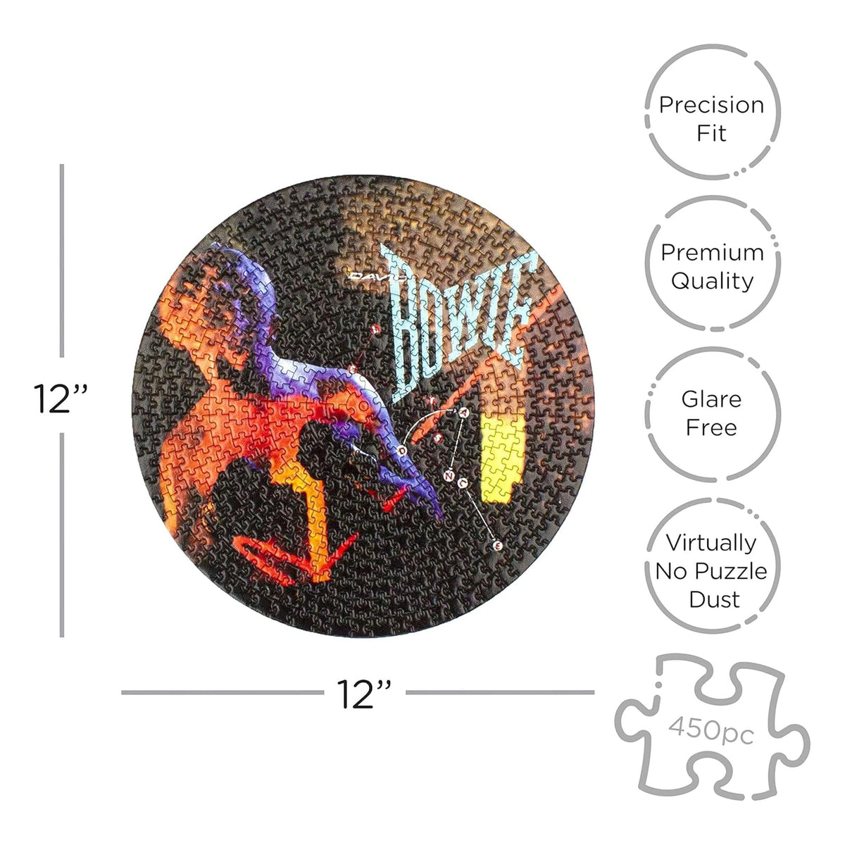 David Bowie Let's Dance 450 Piece Picture Disc Jigsaw Puzzle