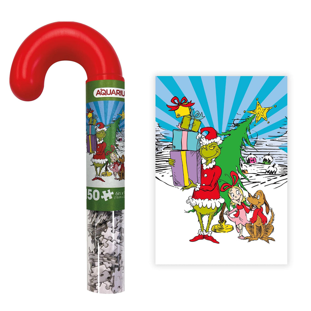 The Grinch 150 Piece Candy Cane Micro Jigsaw Puzzle
