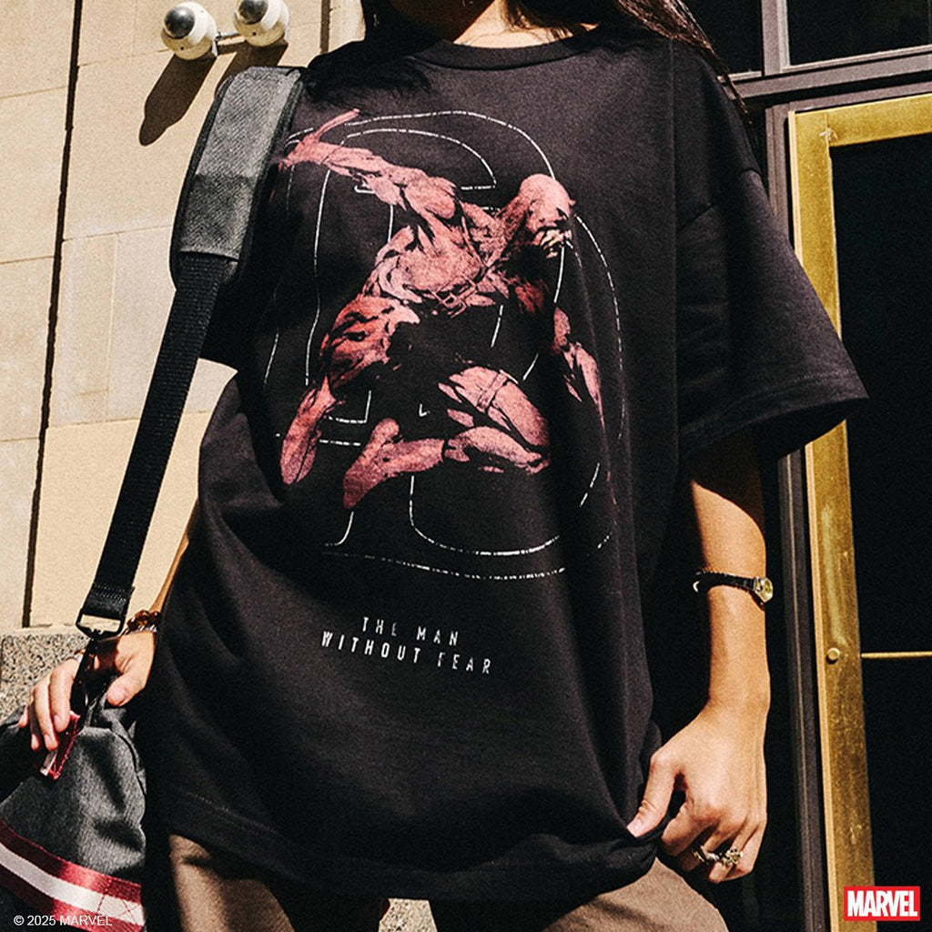 Daredevil Without Fear  Heavyweight Boxy Tee