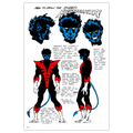 Nightcrawler Character Sheet Poster