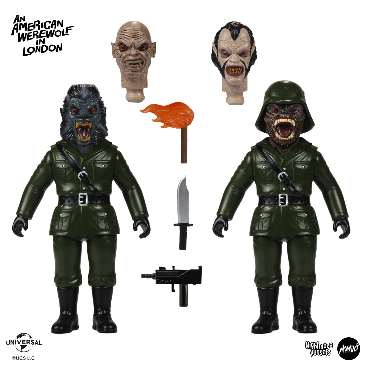 Nightmare Vessels - An American Werewolf in London - Demons Soft Vinyl 2-Pack