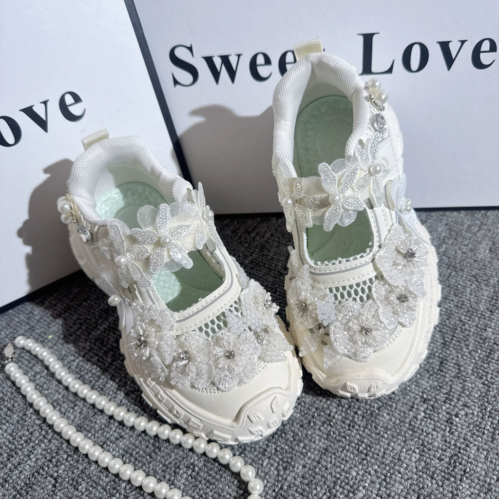 Baby Girls Summer Sneakers Flower Princess Sandals