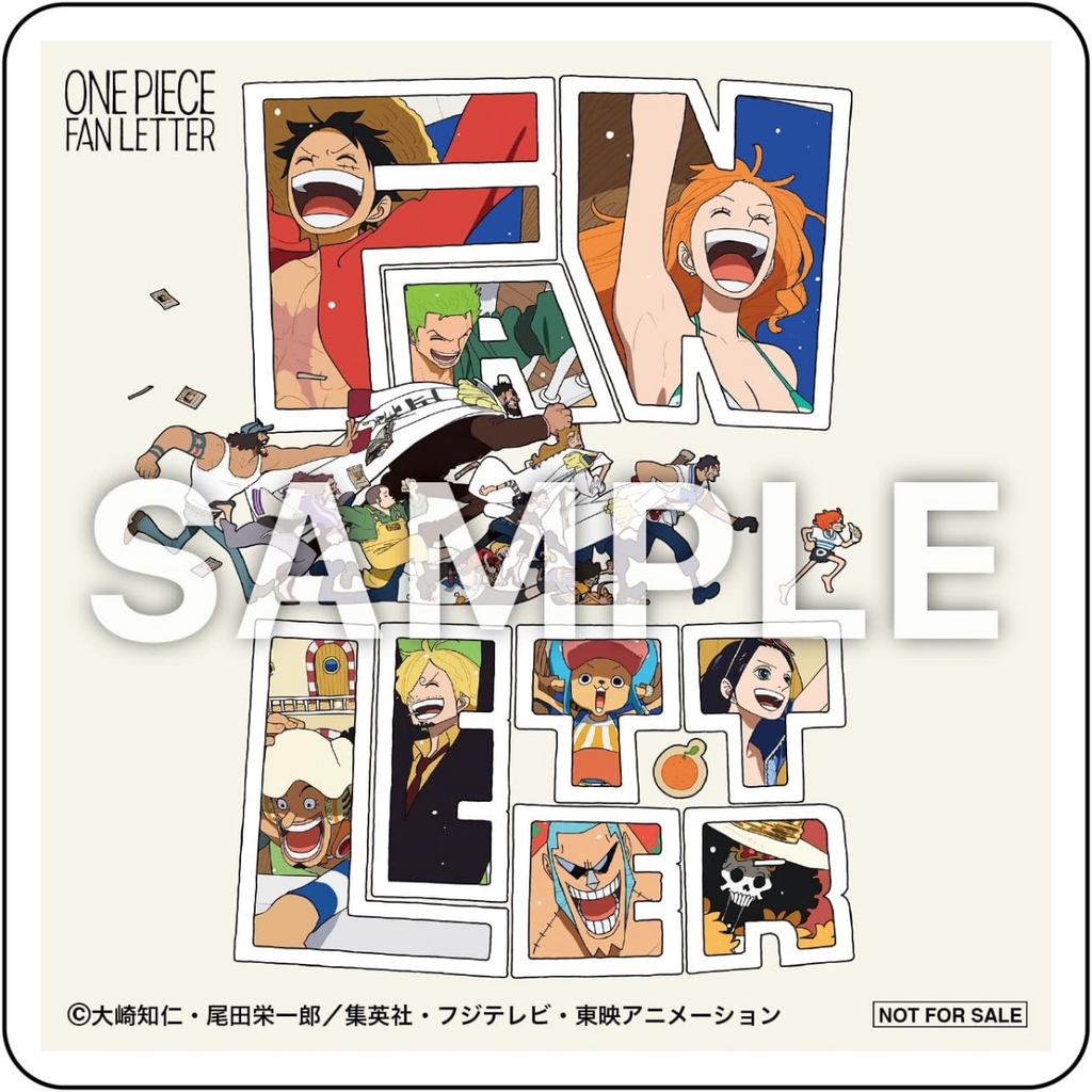 One Piece - One Piece Fan Letter First-Run Limited Edition BD Blu-ray or DVD with Bonus Clear File and Acrylic Coaster