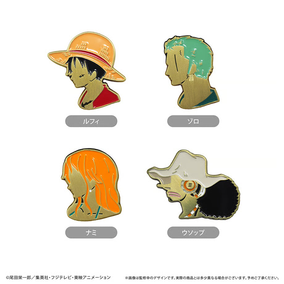 One Piece - Silhouette Pins Vol. 1 (4 Types) [Pre-Order Sep 2026]