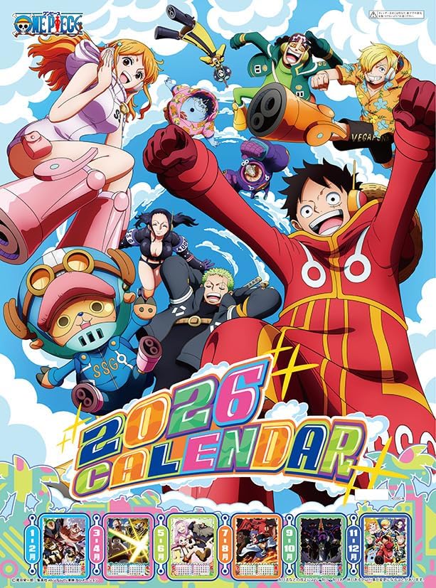 One Piece - 2026 Calendar (3 Types)