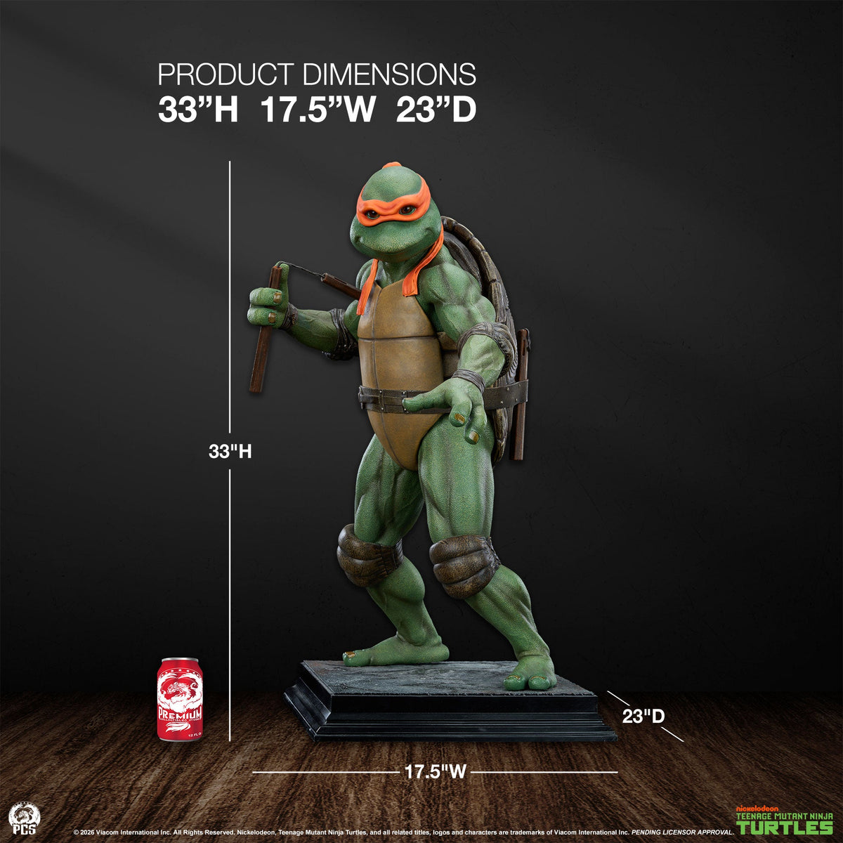 Teenage Mutant Ninja Turtles (1990): Michelangelo 1/2 Scale