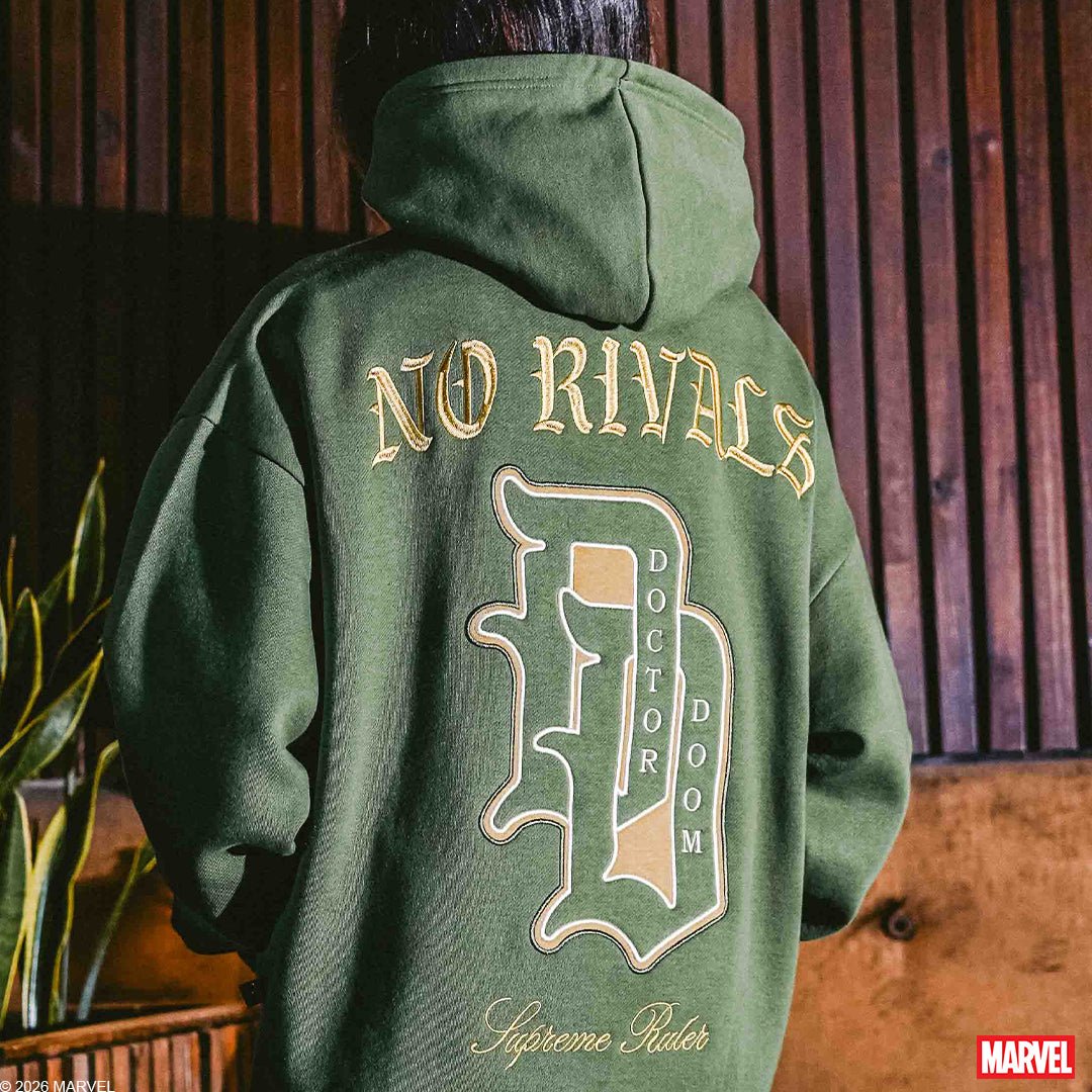 Doctor Doom No Rivals Heavyweight Hoodie