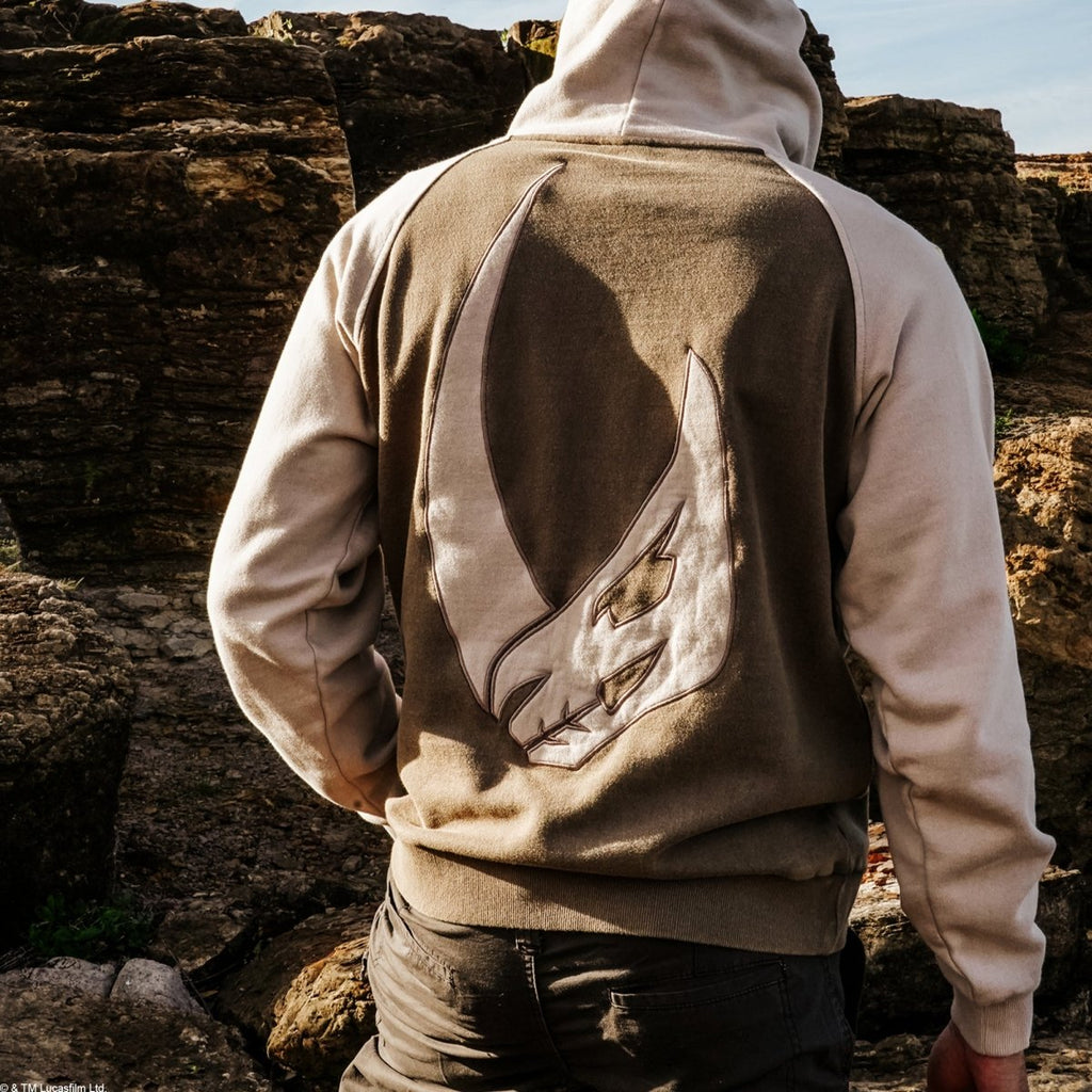 The Mandalorian Embroidered Raglan Hoodie