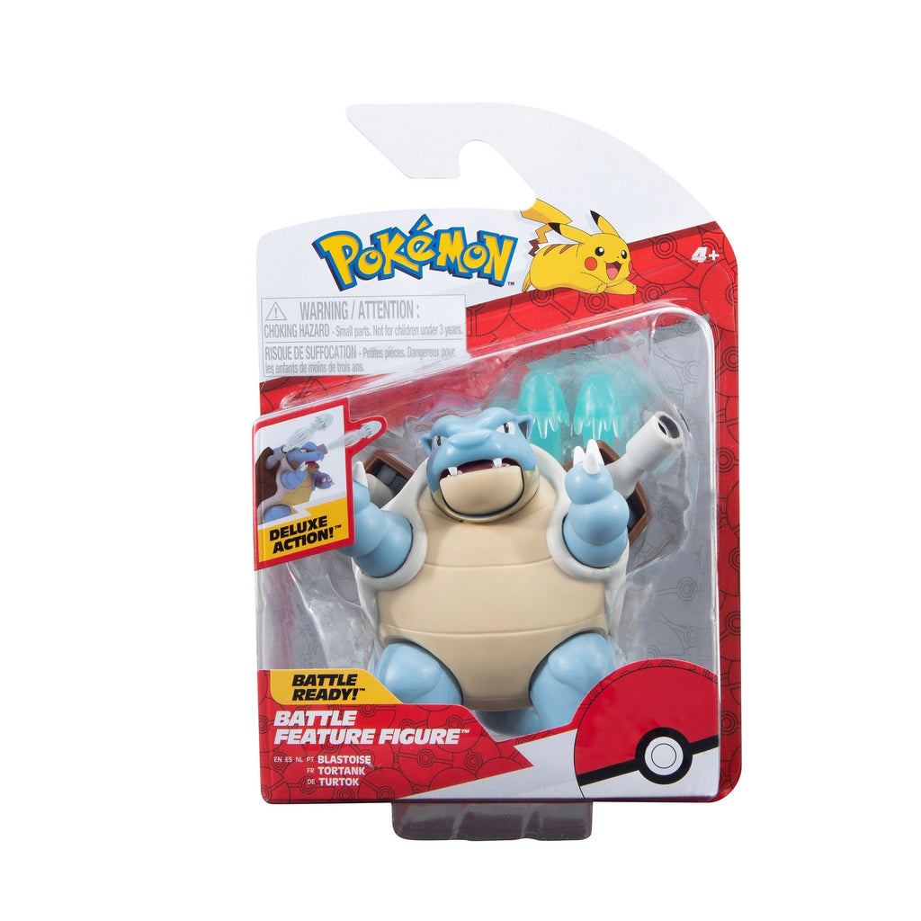 Pokémon: Battle Feature Figure Set - Blastoise, Bisharp, Toxtricity, Heracross