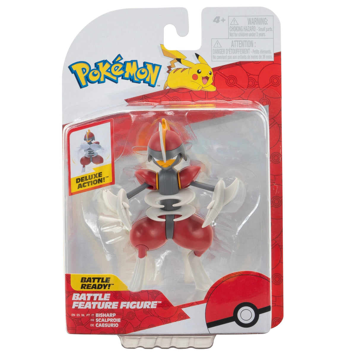 Pokémon: Battle Feature Figure Set - Blastoise, Bisharp, Toxtricity, Heracross