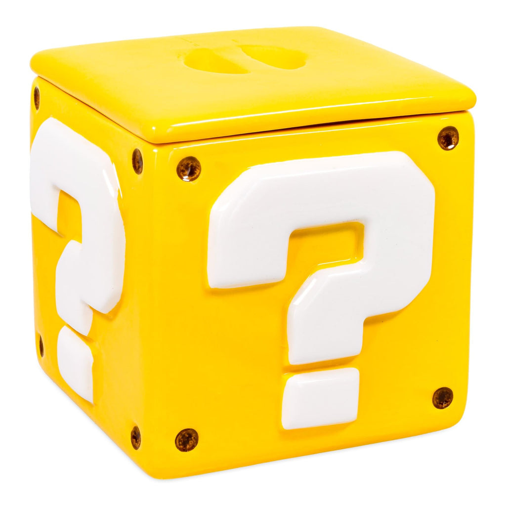 Super Mario Bros. Question Mark Block Ceramic Storage Jar