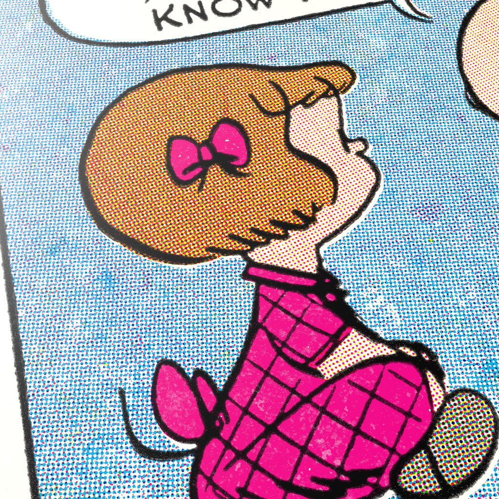 Peanuts Right Here Poster