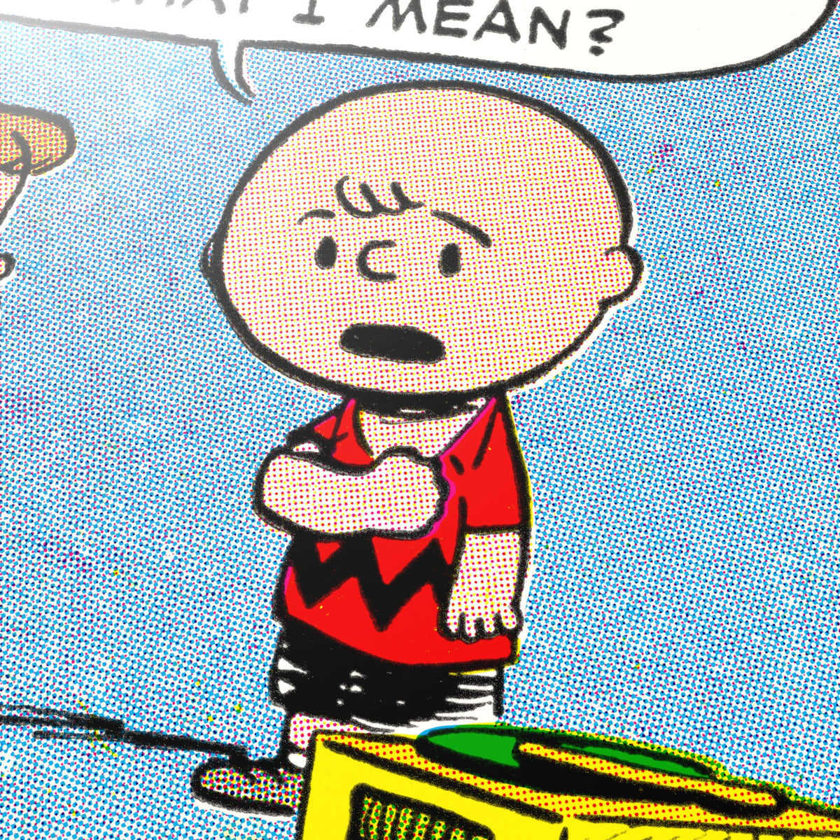 Peanuts Right Here Poster
