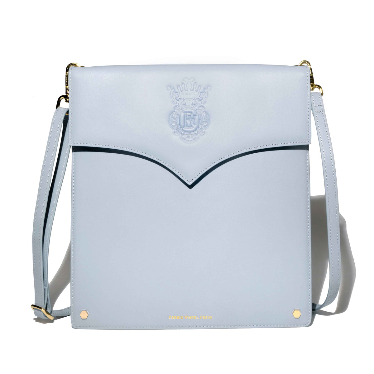 Leather Stationery Collection - The Pendant Folio A5 / Light Blue