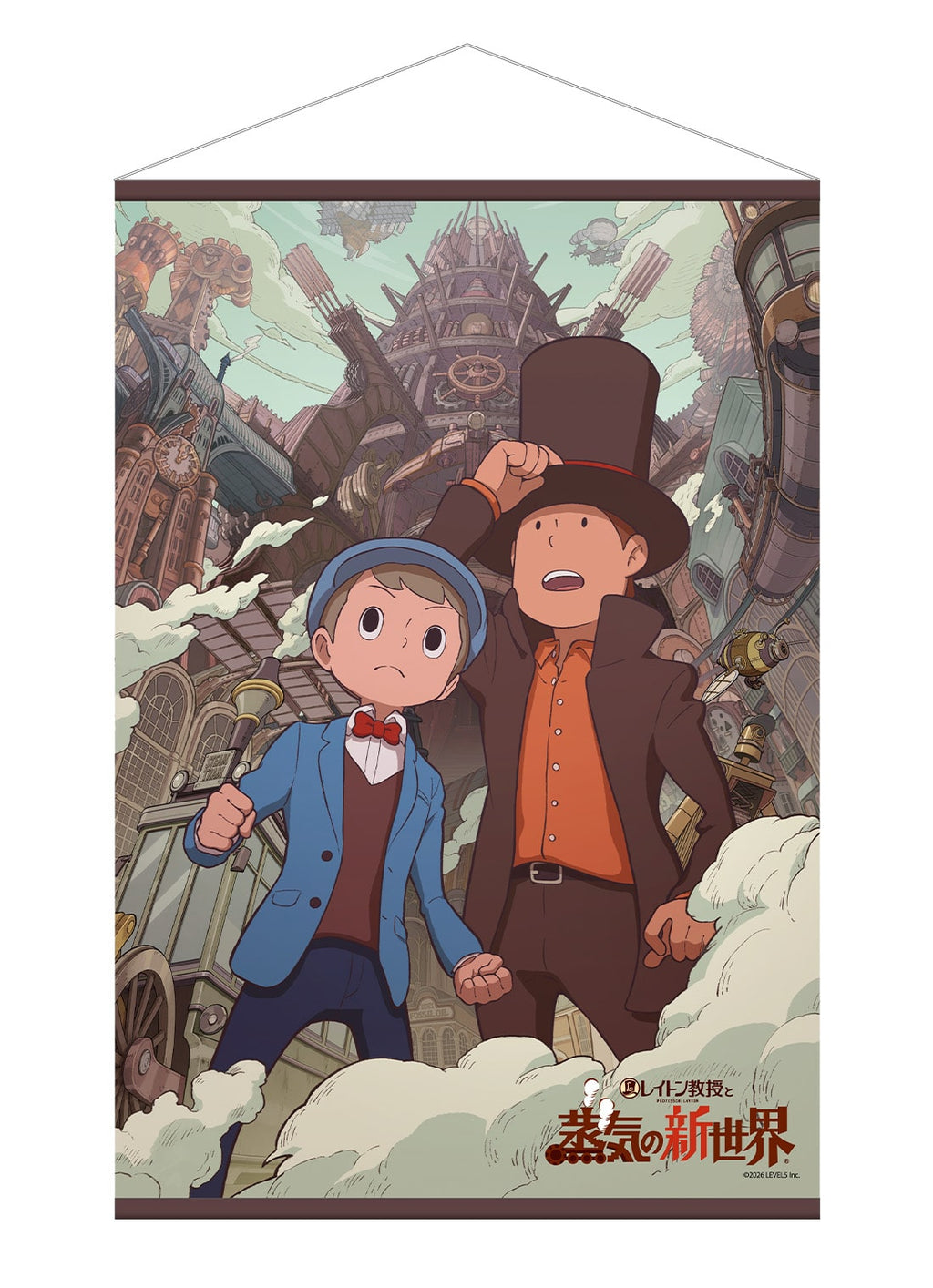 Professor Layton - New World Of Steam Nintendo Switch Or Switch 2 With Bonus [Pre-Order Dec 2026]