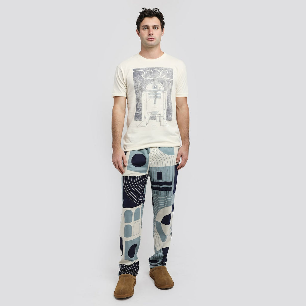 R2D2 Geometric Pajama Pants