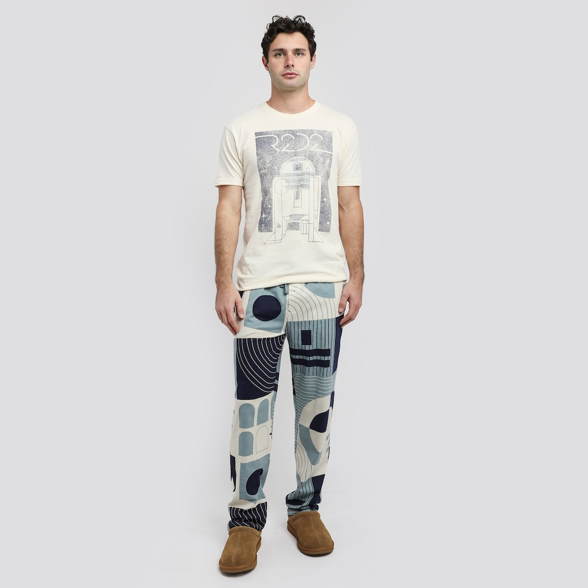 R2D2 Geometric Pajama Pants
