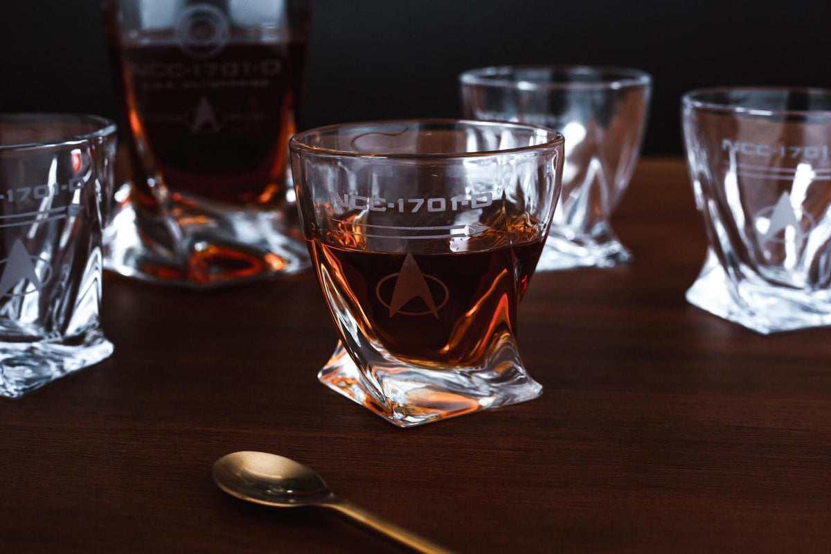 Star Trek: The Next Generation 5-Piece Whiskey Decanter Set