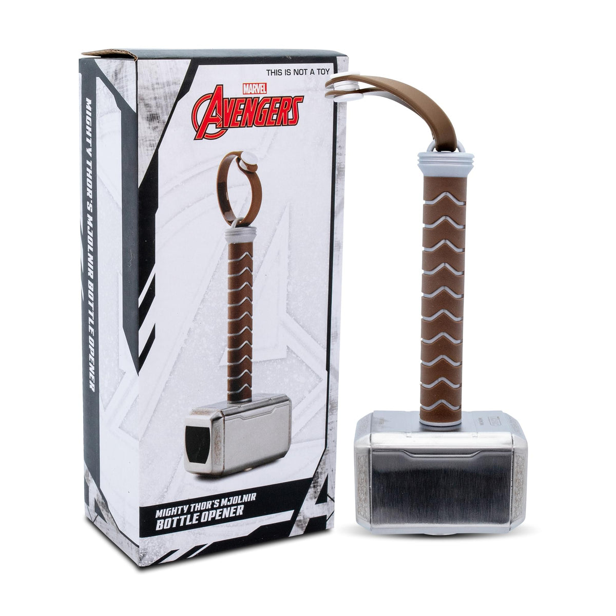 Marvel Mighty Thor Mjolnir Stainless Steel Bottle Opener