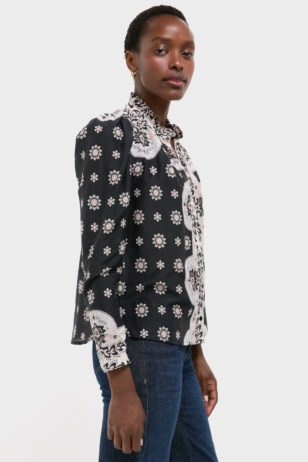 Black Bandana Artemis Bronco Shirt