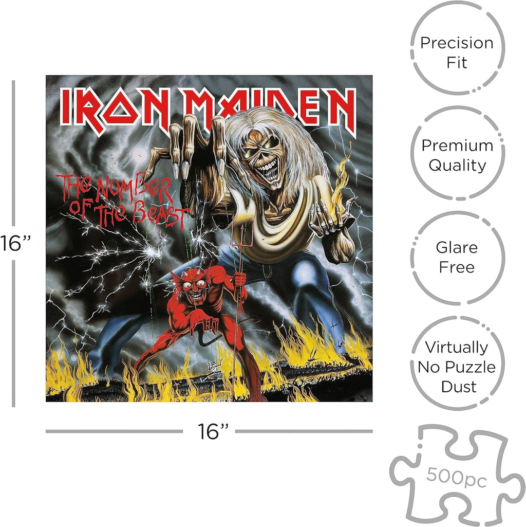Iron Maiden Number Of The Beast 500 Piece Jigsaw Puzzle