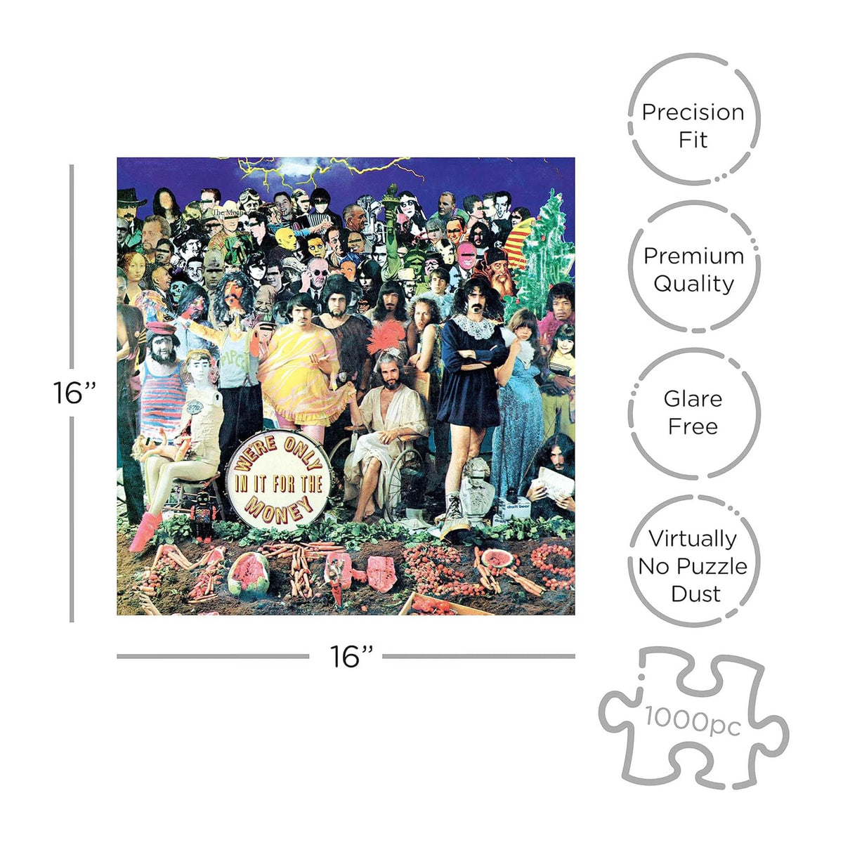 Frank Zappa "We're Only In It For The Money" 1000 Piece Jigsaw Puzzle