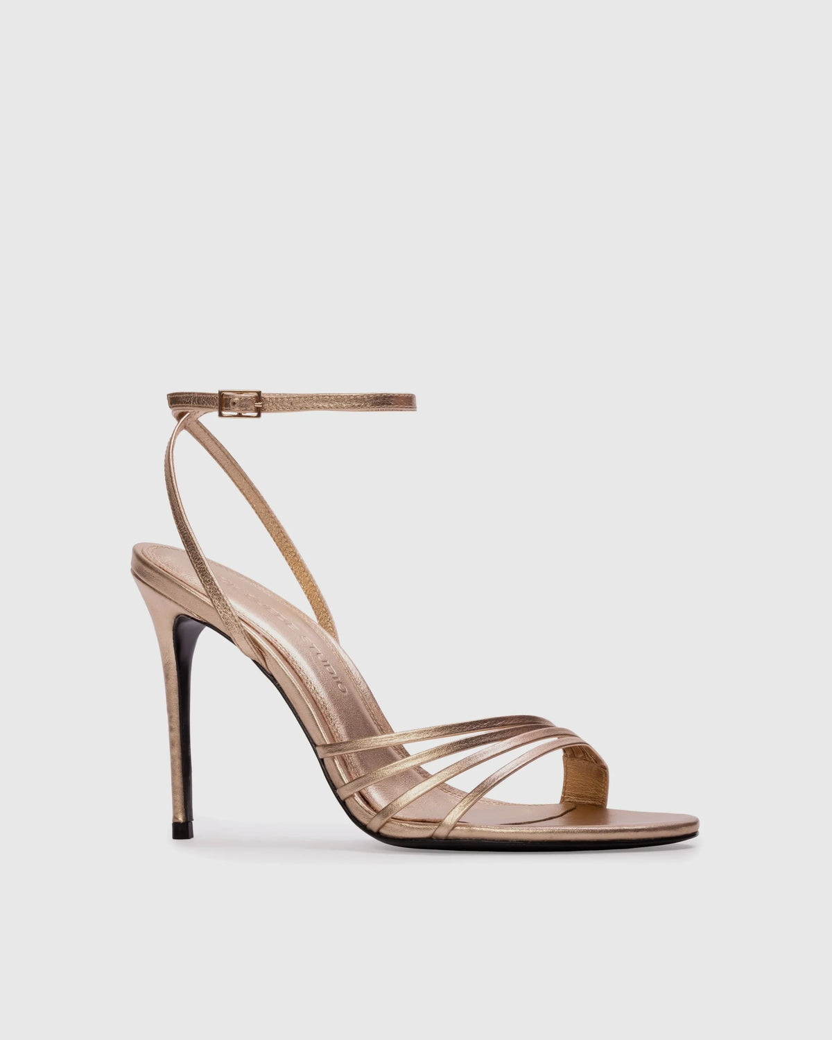Black Suede Studio Ella Heel