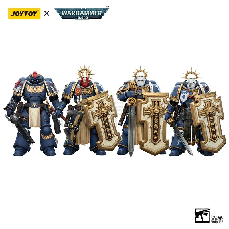 1/18 JOYTOY Action Figure 40K Ultramarines Titus Metaurus Levantus Torvald Anime Model Toy