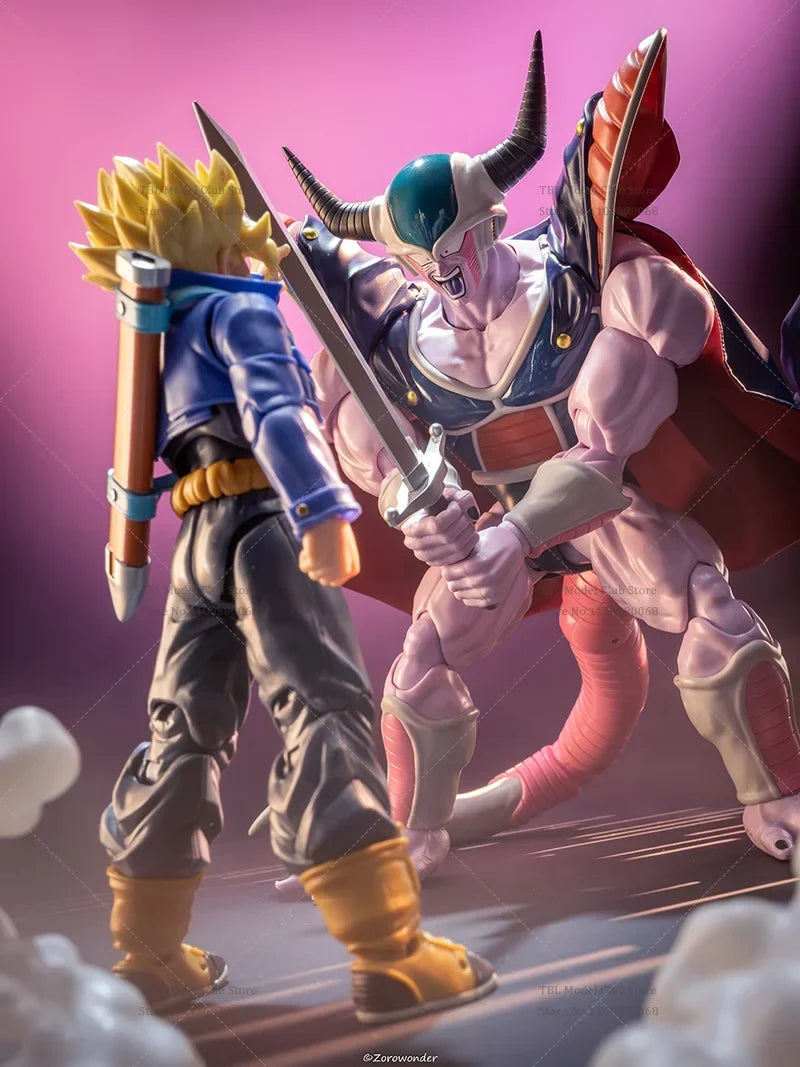 1/12 Scale Male Clothes Cloak DRAGON BALL King Cold Frieza Leader Japanese Anime For SHF 6-inch Action Figure Soldier Toys